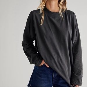 Free People We the Free Tunic, oversized long sleeve